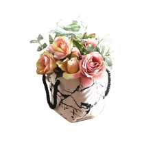 Wholesale Round Storage Pot Stylish Table Flower Pot Storage High Quality Storage Pots For Home Garden Decoration