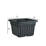 Thicken Square Planters Trays Plastic Pots Creative Square Pots For Succulent Plants