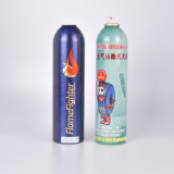 aluminum can with aerosol tank accessories Screen printing  215ml 300ml 400ml ensuous Body Lotion aerosol spray bottle 15ml