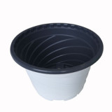 Wholesale Cheap Decorative Modern Double Color Printed Plastic Big Gardening Plants Flower Pot