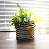 Wholesale Round Storage Pot Stylish Table Flower Pot Storage High Quality Storage Pots For Home Garden Decoration