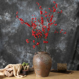 2021Wholesale desktop potted office home flower wall decoration Holly fruit