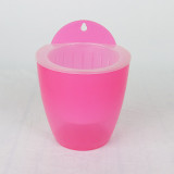 Creative Hanging Round Shaped Home Garden Plastic Garden Pots Flower Planters