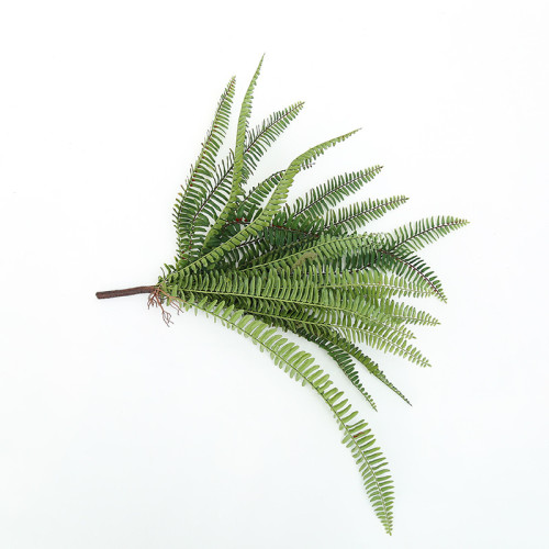 2021Green plant background wall material fern simulation Persian grass bundle