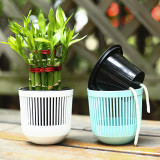 High Quality Factory Wholesale Mini Vintage Plastic Pots Outdoor Garden Decoration