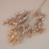 2021Golden flower material wedding hall layout simulation flower mist golden Hydrangea