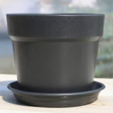 Wholesale Flower Pot Plastic Tray With Bottom Succulent Green Scoop Round Flower Pot Large