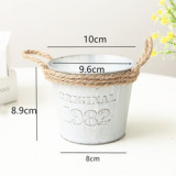 Wholesale High Quality Creative Metal Flower Pot Balcony Outdoor Decoration Flower Vintage Pot Planters Flower Pot Metal