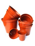Seedling growing plastic round  plant Pots for nursery greenhouse