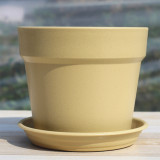 Wholesale Flower Pot Plastic Tray With Bottom Succulent Green Scoop Round Flower Pot Large