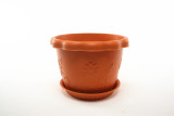 Colorful Balcony Decoration Plants Pots Big Flowerpot Garden Pots Round Plastic Flowerpots