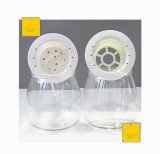 Factory Direct Sales Lazy Flower Pot Full Transparent Creative Plastic Flower Pot Automatic Water Absorption Flower Pot