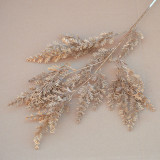 2021Golden flower material wedding hall layout simulation flower mist golden Hydrangea