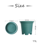 Good Quality Home Garden Decoration Round Flowerpot Wholesale Gallon Flower Pots With Tray