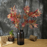 2021Wholesale home site decoration artificial flowers wedding simulation plant maple leaf pot