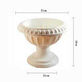 Stylish Wholesale Outdoor High Quality Weeding Decoration Garden Pots Plastic Flower Pots Planter
