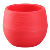 Creative Colorful Cartoon Plastic Flowerpot Succulent Plant Pot Round Mini Lazy Flower Pot
