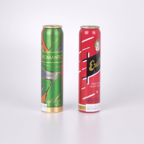 aluminum can with aerosol tank accessories 215ml 300ml 400ml ensuous Body Lotion aerosol bottle refillable compressed air