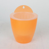 Creative Hanging Round Shaped Home Garden Plastic Garden Pots Flower Planters