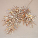 2021Golden flower material wedding hall layout simulation flower mist golden Hydrangea