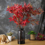 2021Wholesale home site decoration artificial flowers wedding simulation plant maple leaf pot