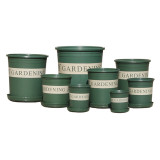 Chunky Root-Controlled Potted Round Rose Black Planting Seedling Thickening Flower Plastic Gallon Pot With Bottom Plate