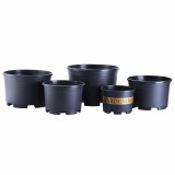 Household Large Black Green Gallon Flower Pot Balcony Planting Succulent Plastic Flower Pot