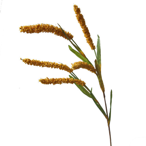 Millet simulation flower natural pastoral Hotel farmhouse decoration props simulation long branches, grains and ears of Wheat