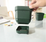 Korean-style self-connecting water-storing ground and fleshy flower pots thick plastic four-legged flower pots