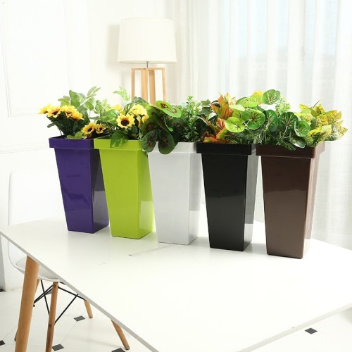 Plastic Flower Bucket Thick Material Nutrient Bowl Flower Shop Special Flower Bucket