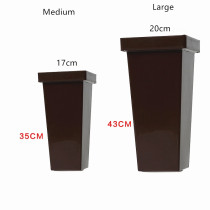Plastic Flower Bucket Thick Material Nutrient Bowl Flower Shop Special Flower Bucket