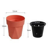 Wholesale Plastic Indoor And Outdoor Flowerpots Office Tables Succulent Hydroponics Potted Plants