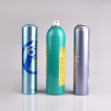 aluminum bottle with aerosol tank accessories hair care custom size wholesale aerosol component