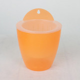 Creative Hanging Round Shaped Home Garden Plastic Garden Pots Flower Planters