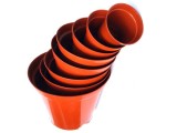 Seedling growing plastic round  plant Pots for nursery greenhouse