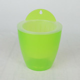 Creative Hanging Round Shaped Home Garden Plastic Garden Pots Flower Planters