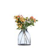 Floral home furnishings European and American creative decoration flower arrangement simulation small round rose fruit
