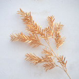 2021Golden flower material wedding hall layout simulation flower mist golden Hydrangea
