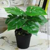 Stylish Wholesale Artificial Plant Plastic Plant Indoor Decoration Pot For Fake  Plants Plastic