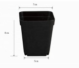 Plastic Square Flower Nursery Pots for growing seedings