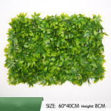 Wholesale simulation plant wall lawn encryption eucalyptus turf plastic fake green background wall plant decorative flower wall