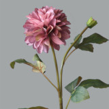 2021Living room dining table flower arrangement artificial flower decoration decoration flower set simulation 2 head Dahlia