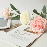 2021Manufacturer cross border wedding wholesale home decoration gorgeous single rose