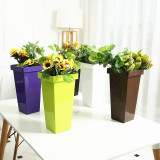 Plastic Flower Bucket Thick Material Nutrient Bowl Flower Shop Special Flower Bucket