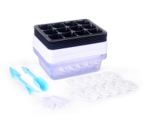 Plastic Plant Propagator Seed Trays Seedling Starter Three Piece Set Green Plant Sowin With Transparent Cover Air Hole