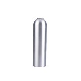 Round aluminum actuator l type 50ml 500ml bottle refillable compressed air made in China 2piece aerosol can