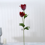 2021Living room home decoration plant multi flower head bouquet new simulation Pulsatilla