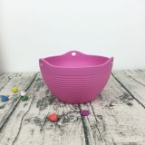 Round Plastic Hanging Basket Flower Pot 6'' 8'' 10''  Garden Plant Chain Planters Decoration Supplies