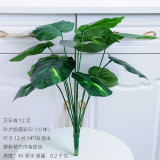2021Simulated plant green plant bonsai home indoor garden greening leaves