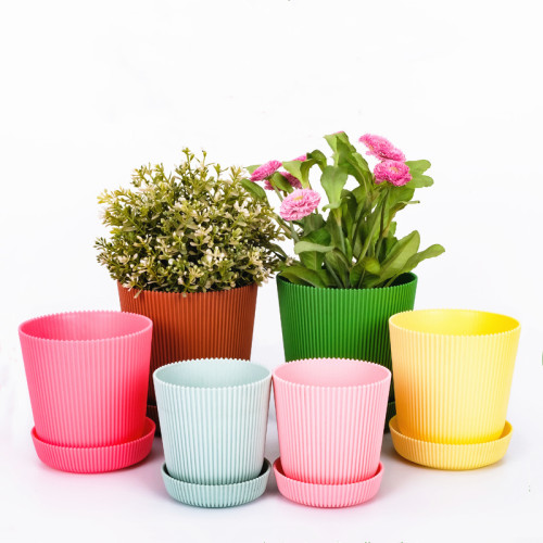 High Quality Decorative Resin Pots Colorful Succulent Flower Resin Pots Planter Creative And Simple Hot Resin Flower Pot